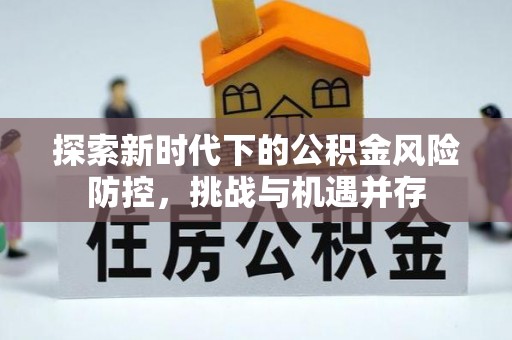 金湾探索新时代下的公积金风险防控，挑战与机遇并存