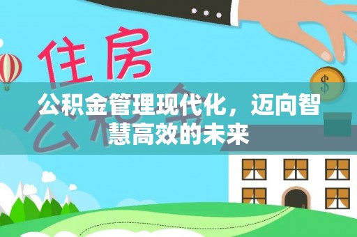金湾公积金管理现代化，迈向智慧高效的未来